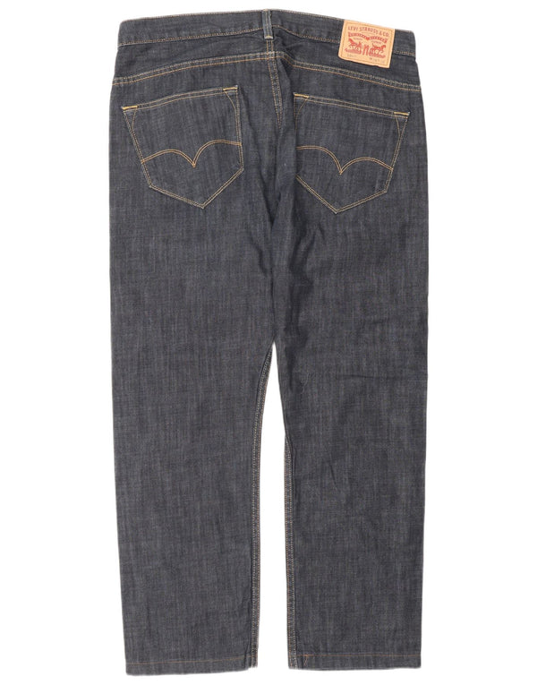 Levi's Jean Droit 504 Homme W36 L32 Bleu Marine Coton