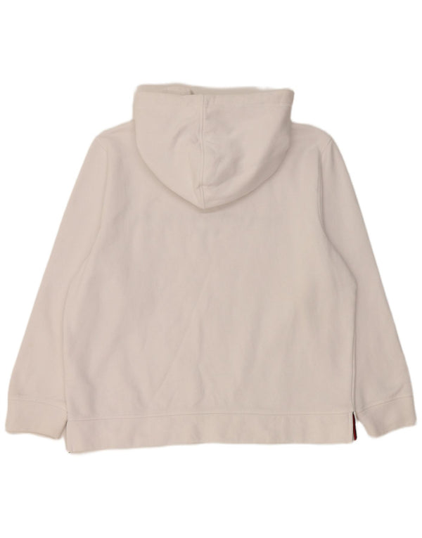 Tommy Hilfiger Pull à capuche graphique pour femme UK 18 XL Coton blanc