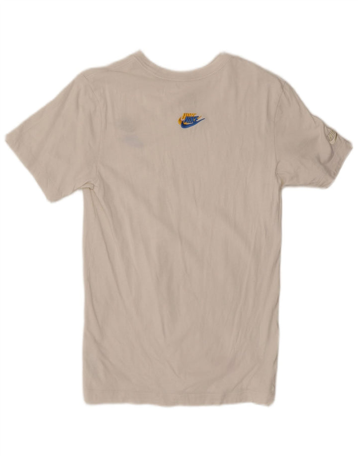 Nike T-Shirt Homme Haut XS Blanc Coton