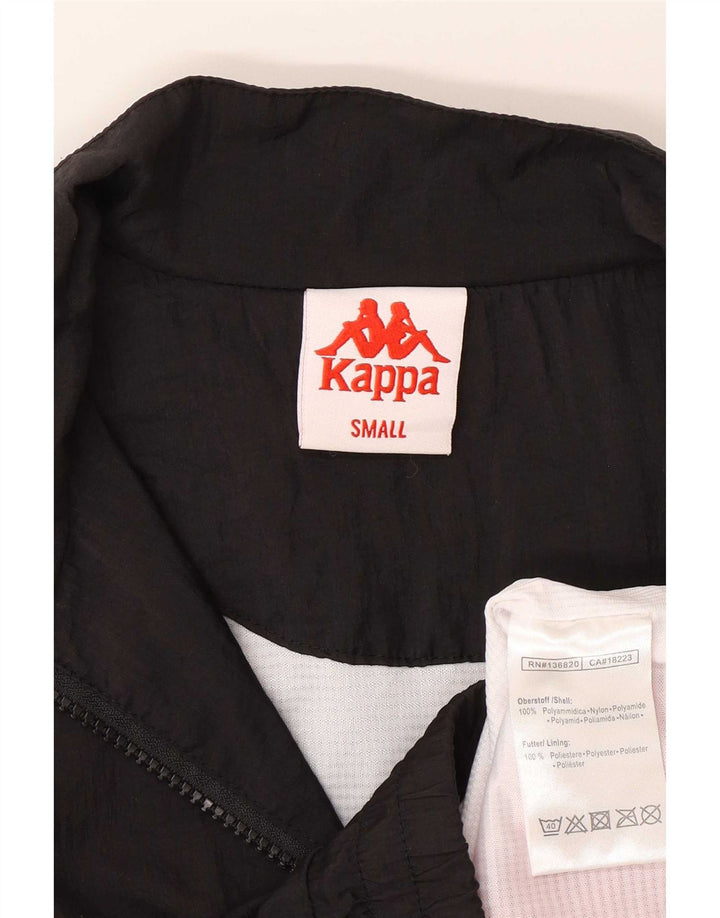 Kappa Veste de Survêtement Graphique Homme Small Noir Colorblock Polyamide