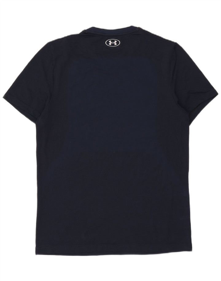Under Armour T-Shirt Homme Haut Large Bleu Marine Nylon