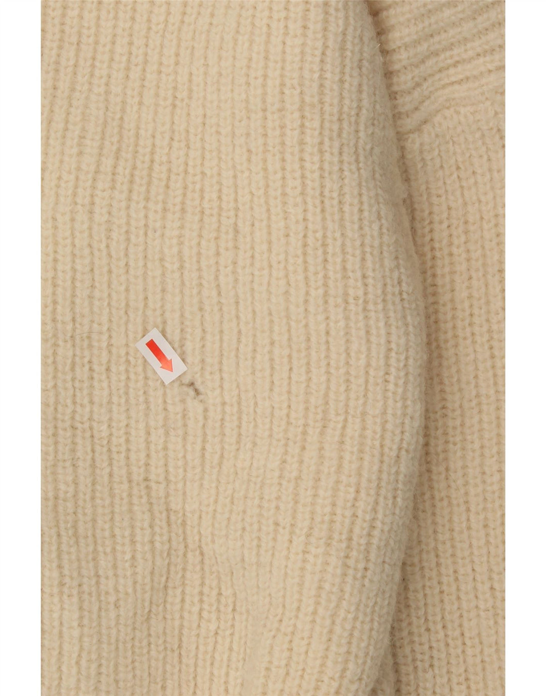 ST. BERNARD Womens Oversized Boat Neck Jumper Sweater IT 40 Small Beige Vintage St. Bernard and Second-Hand St. Bernard from Messina Hembry 