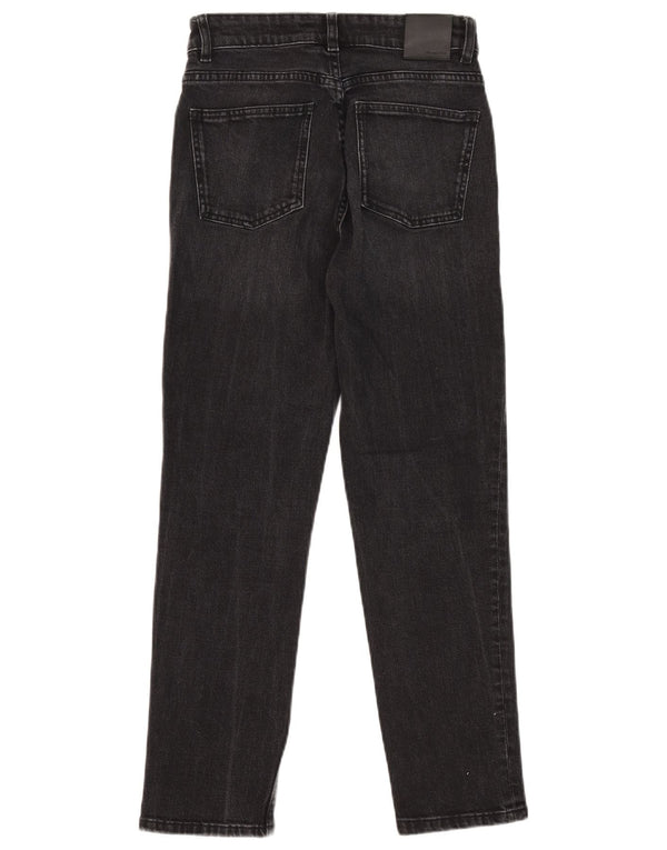 Massimo Dutti Jean droit pour femme EU 34 2XS W24 L26 Noir Coton