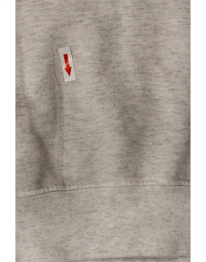 Champion Sweat-Shirt Graphique Homme Gris Moyen Coton