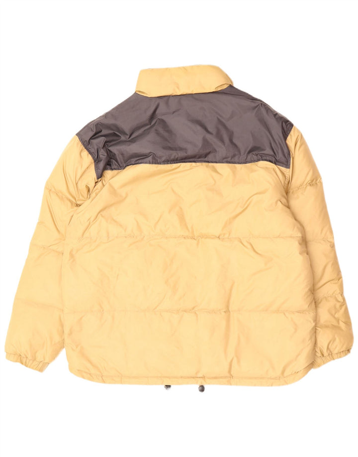 Asics Veste rembourrée pour homme UK 44 2XL Beige Colorblock Nylon