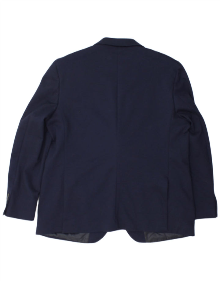 Marks & Spencer Veste blazer à 2 boutons pour homme UK 48 2XL Bleu marine Polyamide