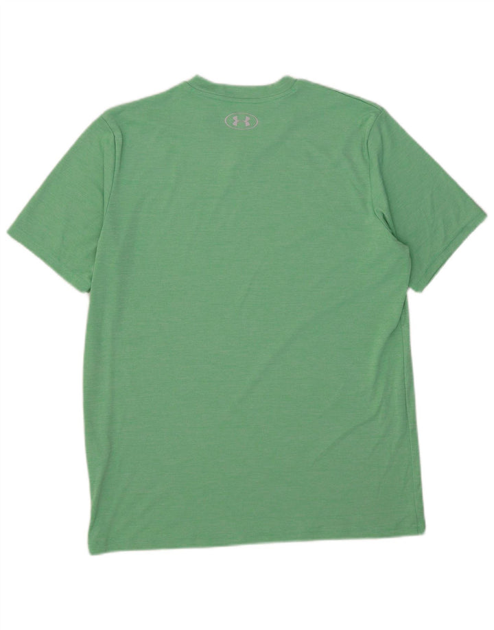 Under Armour T-Shirt Homme Vert Moyen Polyester