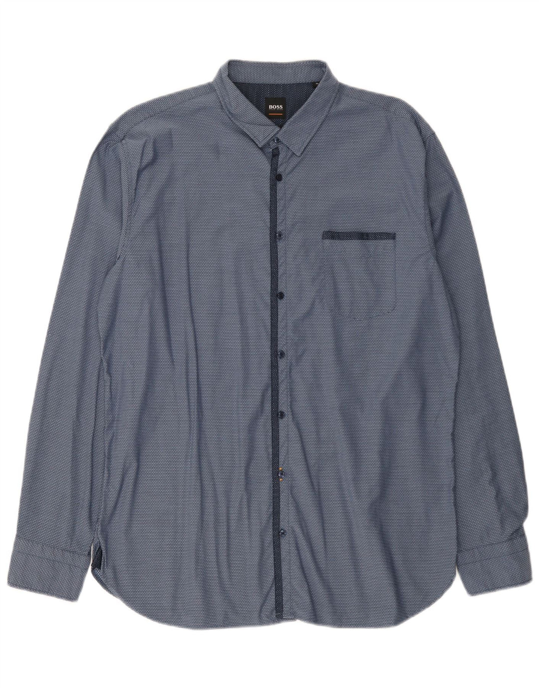 Hugo Boss Chemise XL Bleu à pois pour homme