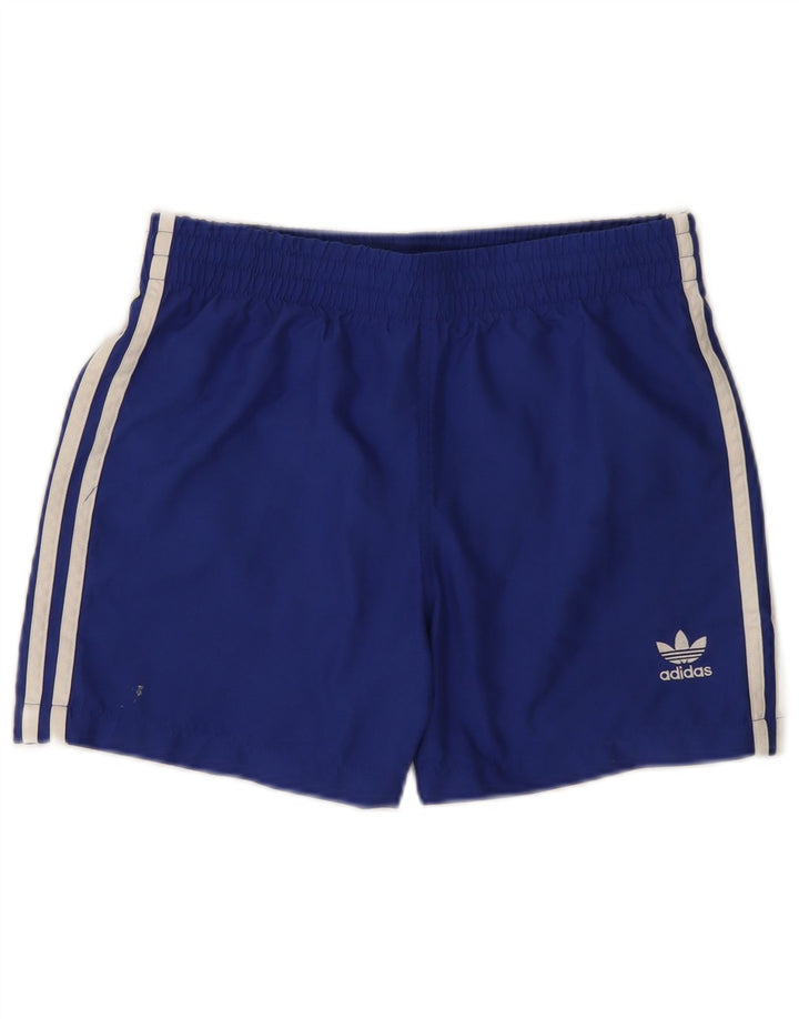 Short de bain Adidas garçon 15-16 ans bleu polyester