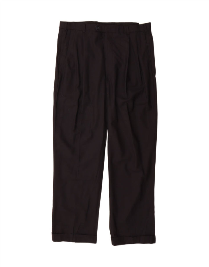 Brooks Brothers Pantalon de costume 346 pour homme W36 L32 en laine bleu marine