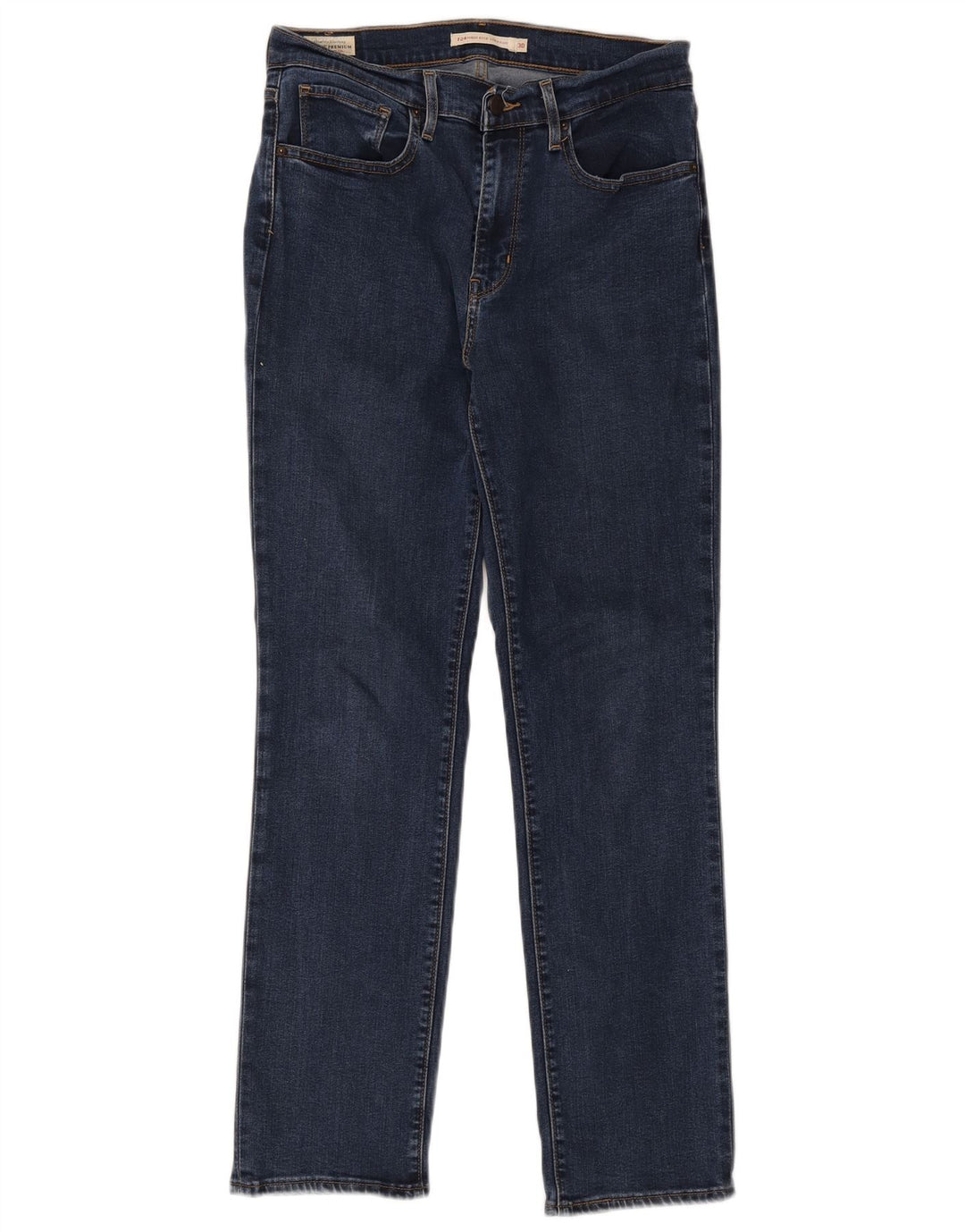 Levi's Jean Droit 724 Taille Haute Femme W30 L30 Bleu