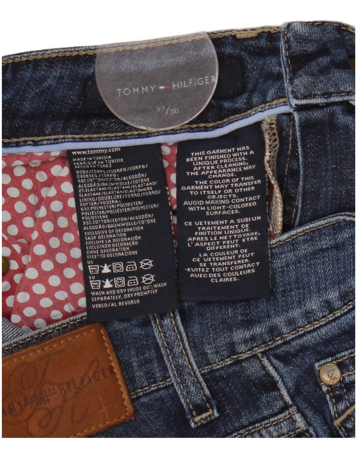 TOMMY HILFIGER Jean Bootcut Femme W27 L30 Bleu Marine Coton