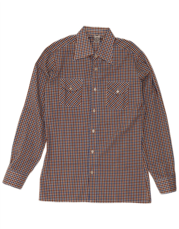 Chemise homme vintage Vichy multicolore moyen