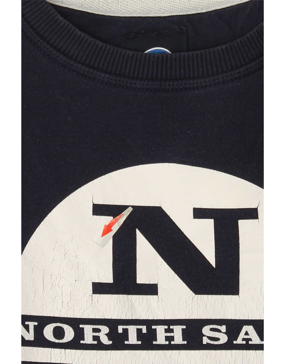 North Sails Sweat-shirt graphique pour homme en coton bleu marine Taille S
