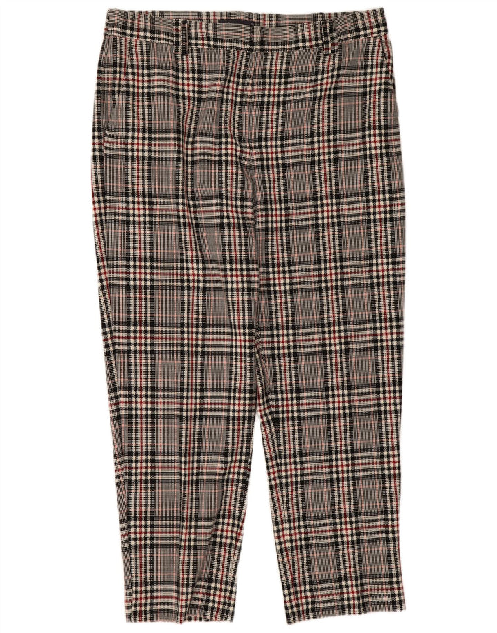 Marks & Spencer Pantalon de costume pour femme UK 14 Large W34 L26 Multicolore