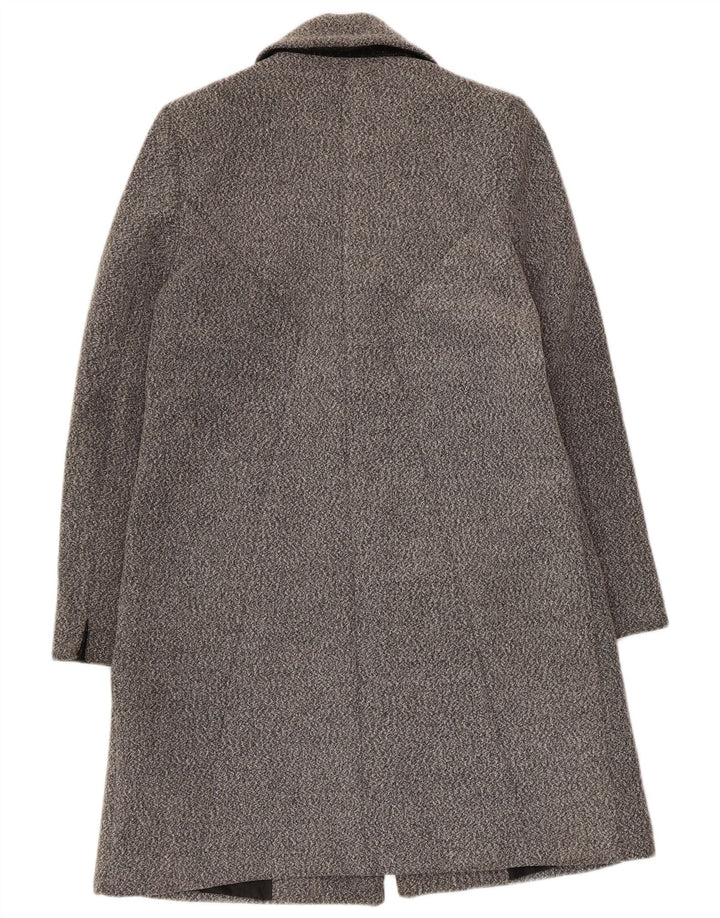 Oasis Pardessus coupe classique pour femme UK 44 Polyester moucheté gris moyen