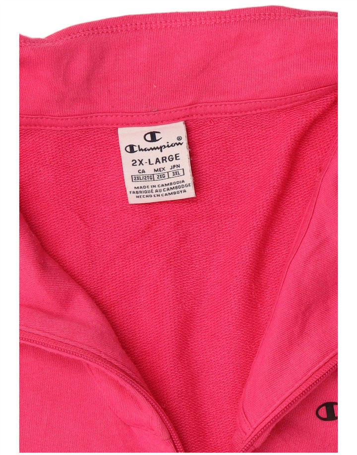 CHAMPION Veste de survêtement pour femme UK 20 2XL Rose