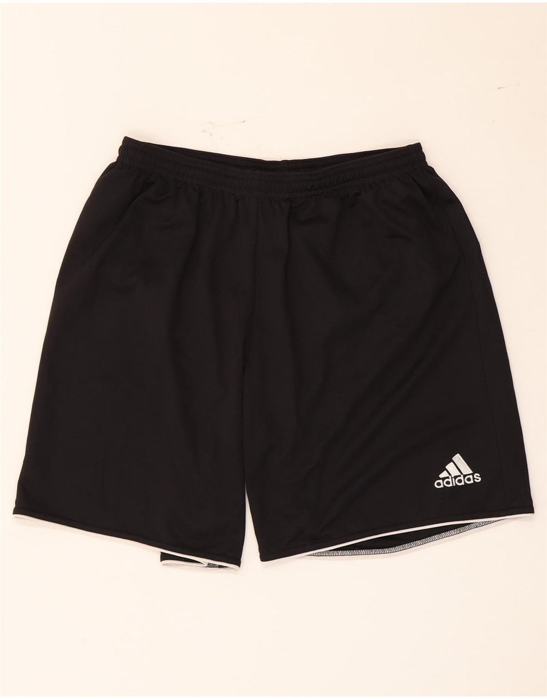 Adidas Short de sport pour homme Large Noir Polyester