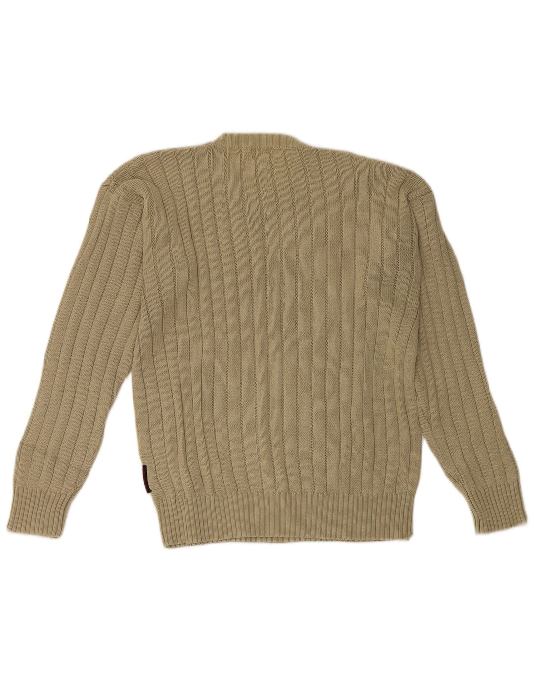 Kappa Pull Col Rond Homme Beige Moyen Coton