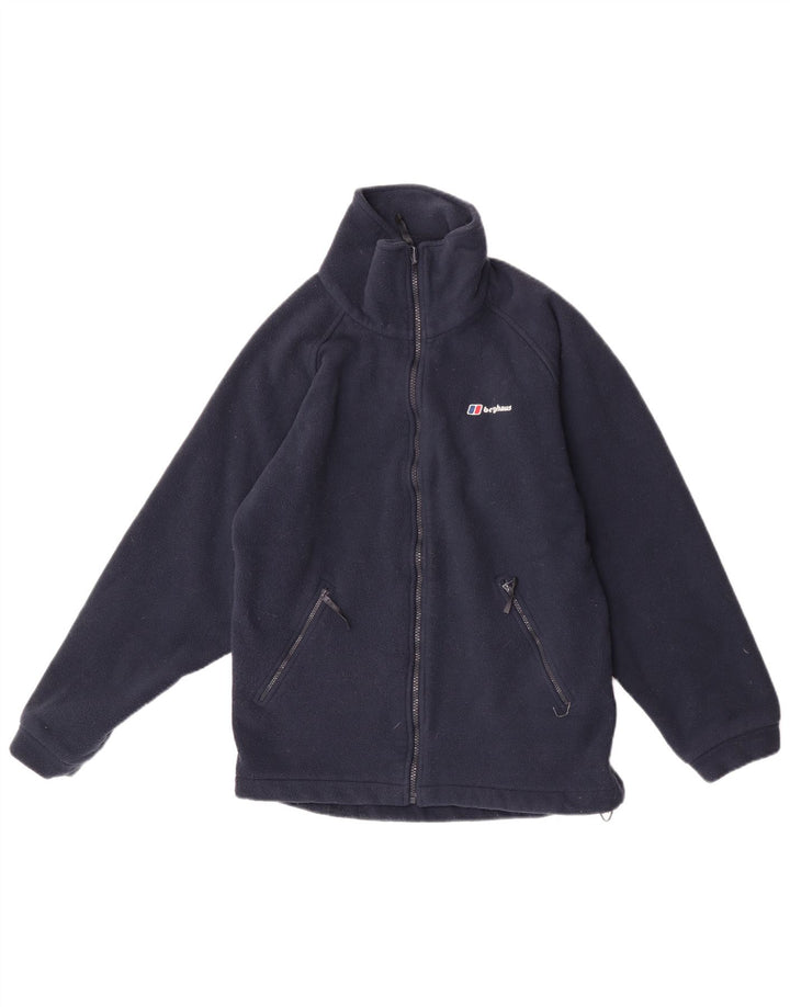 Berghaus Veste Polaire Homme UK 36 Petit Bleu Marine Polyester