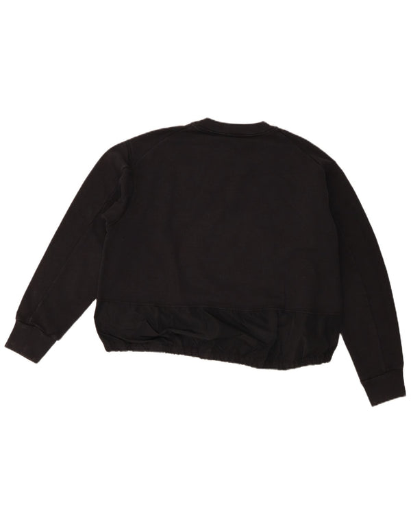 Dsquared2 Sweat-shirt court surdimensionné à motif graphique pour fille 15-16 ans Noir