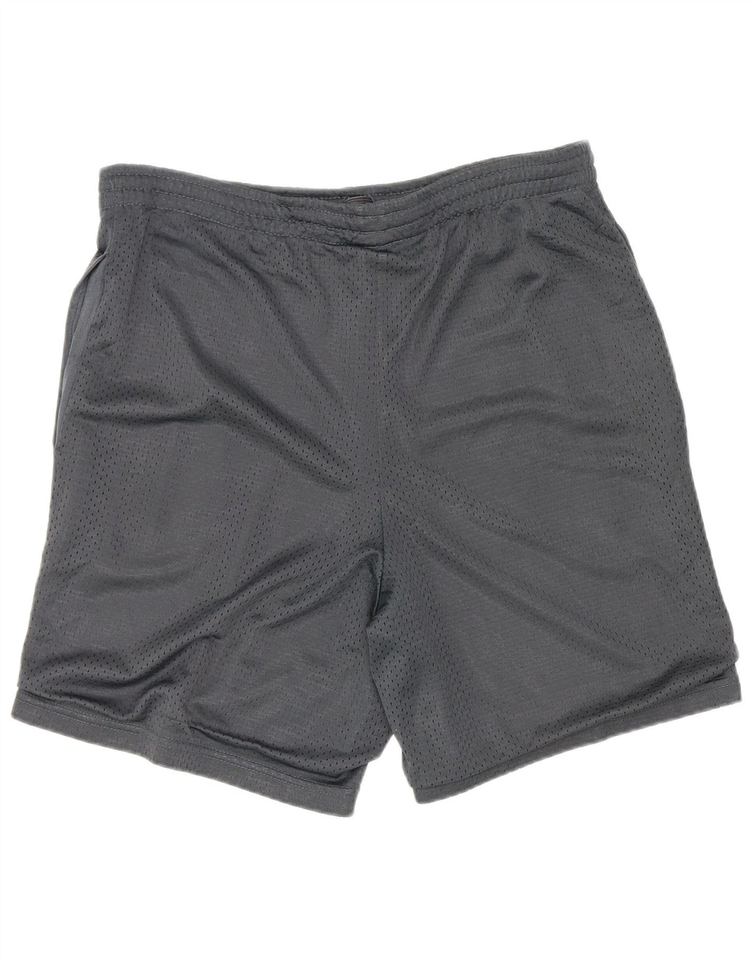 Starter Short de sport graphique coupe régulière pour homme, petit, gris, polyester