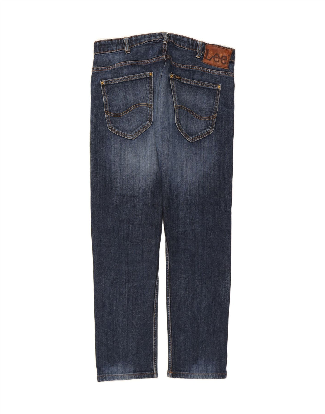 LEE Jean Droit Powell Femme W34 L30 Bleu Marine Coton
