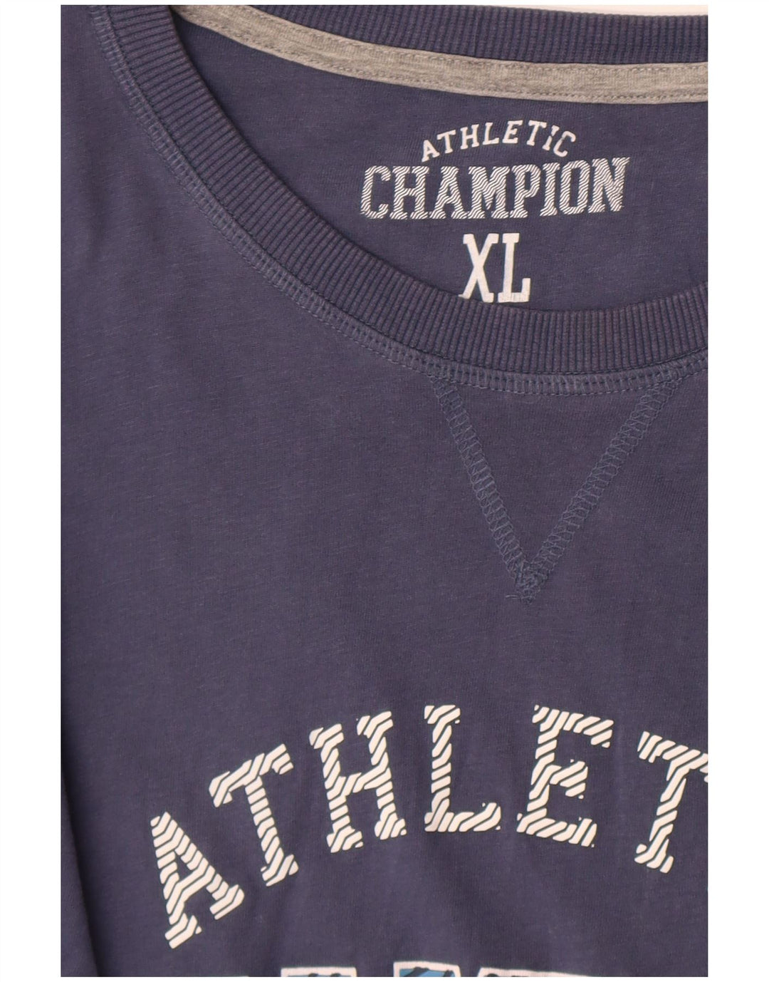Champion Haut graphique à manches longues pour homme XL Bleu