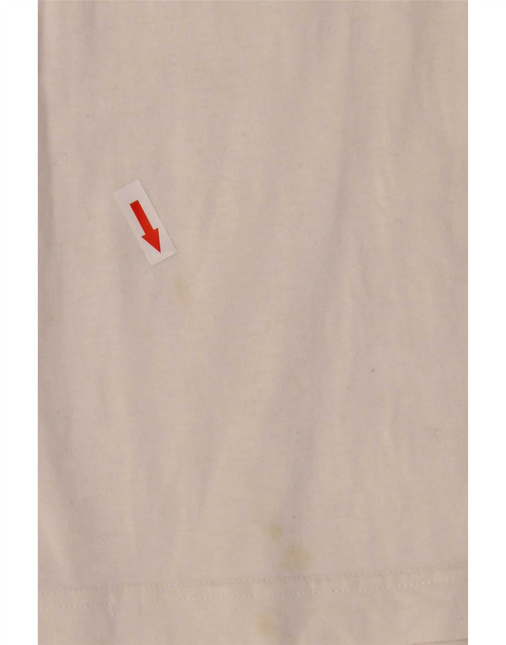 Sergio Tacchini Polo Graphique Homme Coton Blanc Moyen