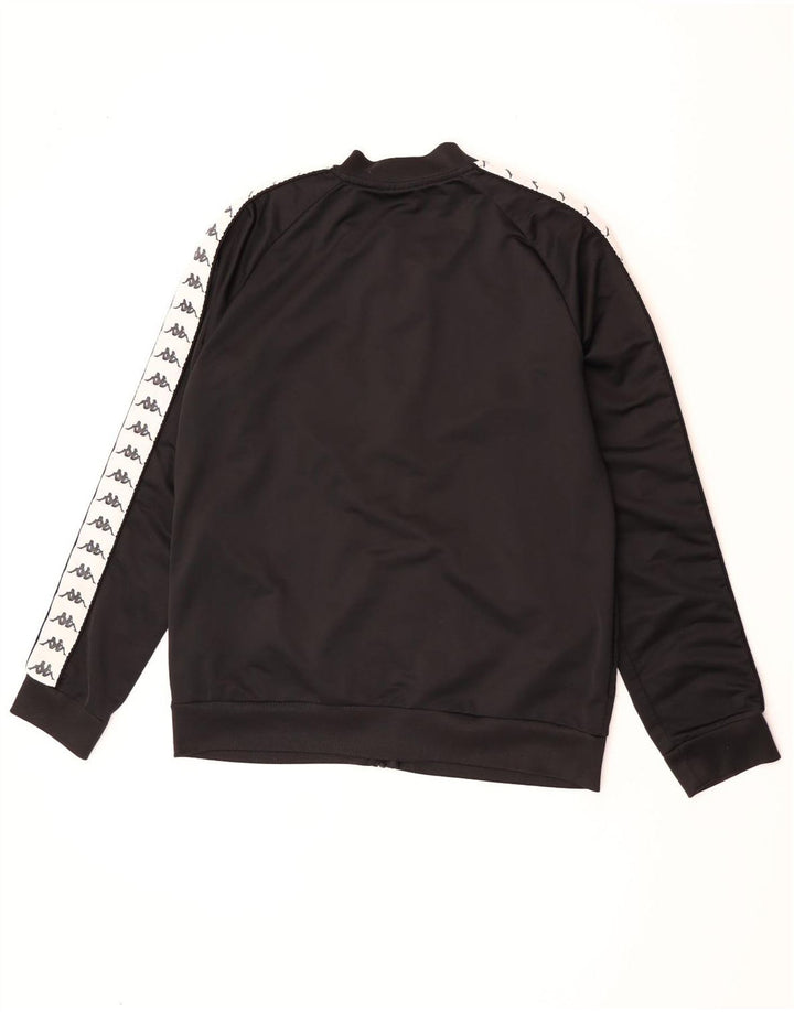 Kappa Veste de Survêtement Graphique Homme XL Noir Polyester