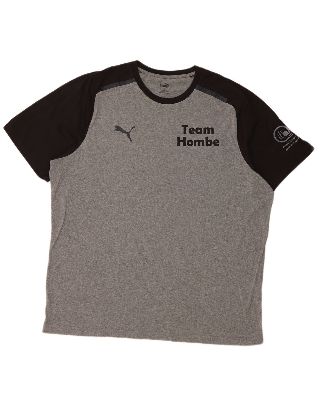 PUMA T-Shirt Graphique Homme XL Gris Colorblock