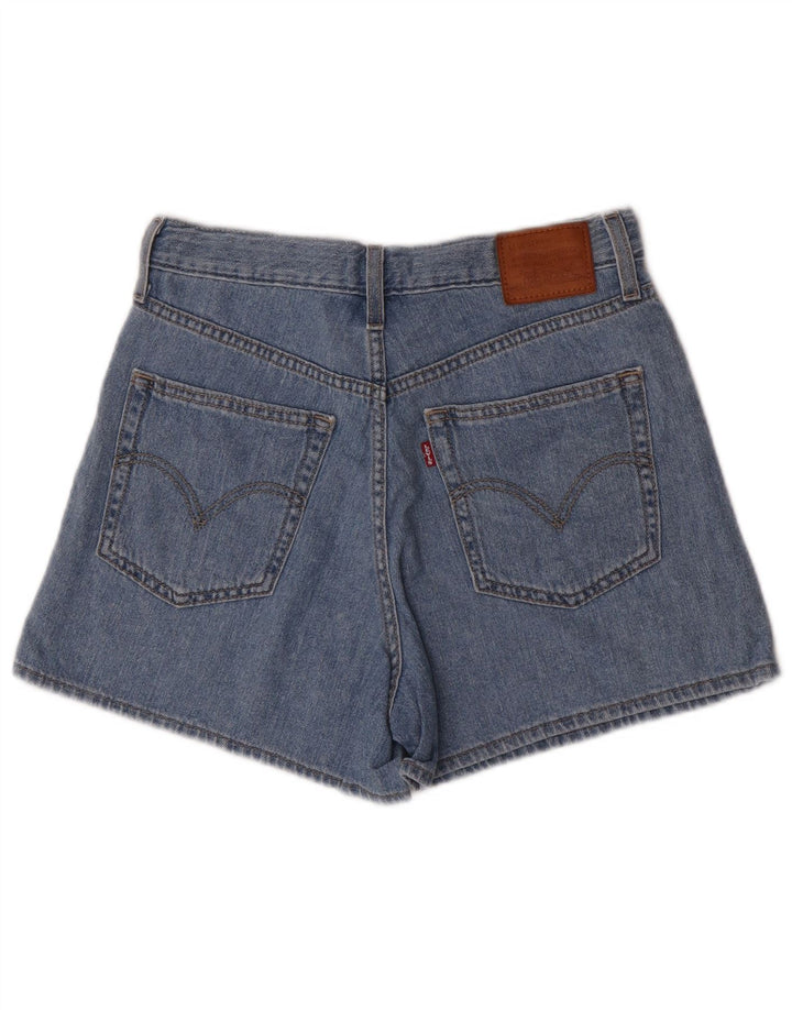 Levi's Short En Jean Taille Haute W27 Femme Petit Bleu Coton