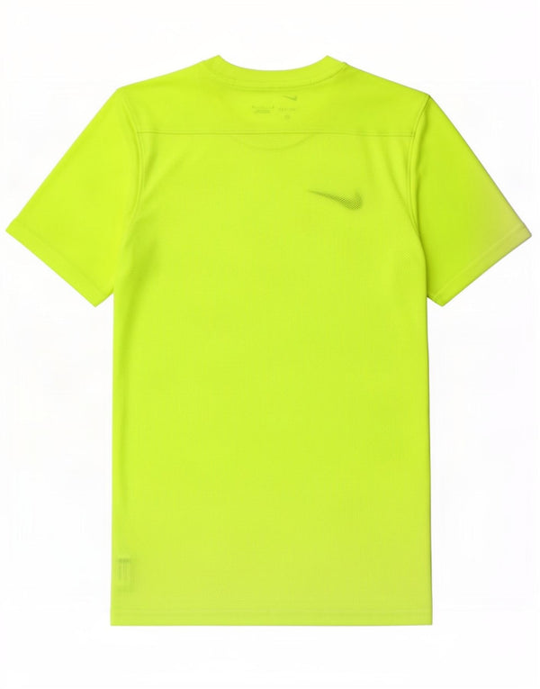 Nike Hommes Dri Fit T-Shirt Haut Petit Vert Polyester