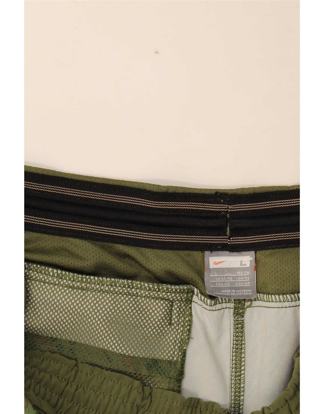 Nike Homme Bermuda Sport Short Large Kaki Géométrique