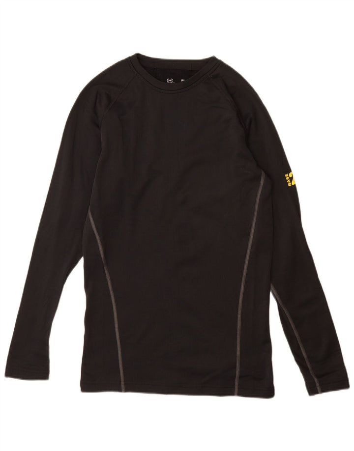 Under Armour Cold Gear Top à manches longues pour femme UK 10 Small Noir Polyester