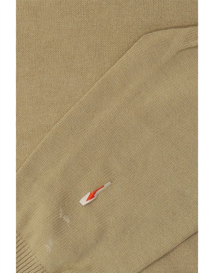 Marks & Spencer Pull Blue Harbor Col V Homme Beige Moyen Coton