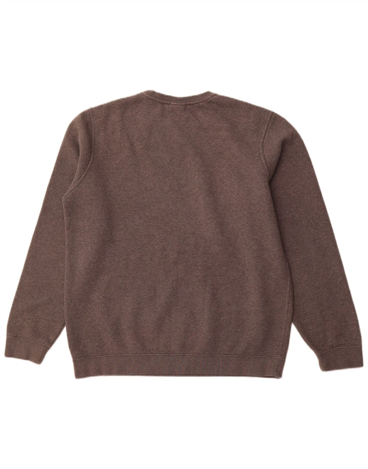NIKE Sweat-shirt pour homme en coton gris Large