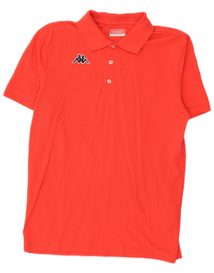 Kappa Polo Homme Grand Rouge Coton