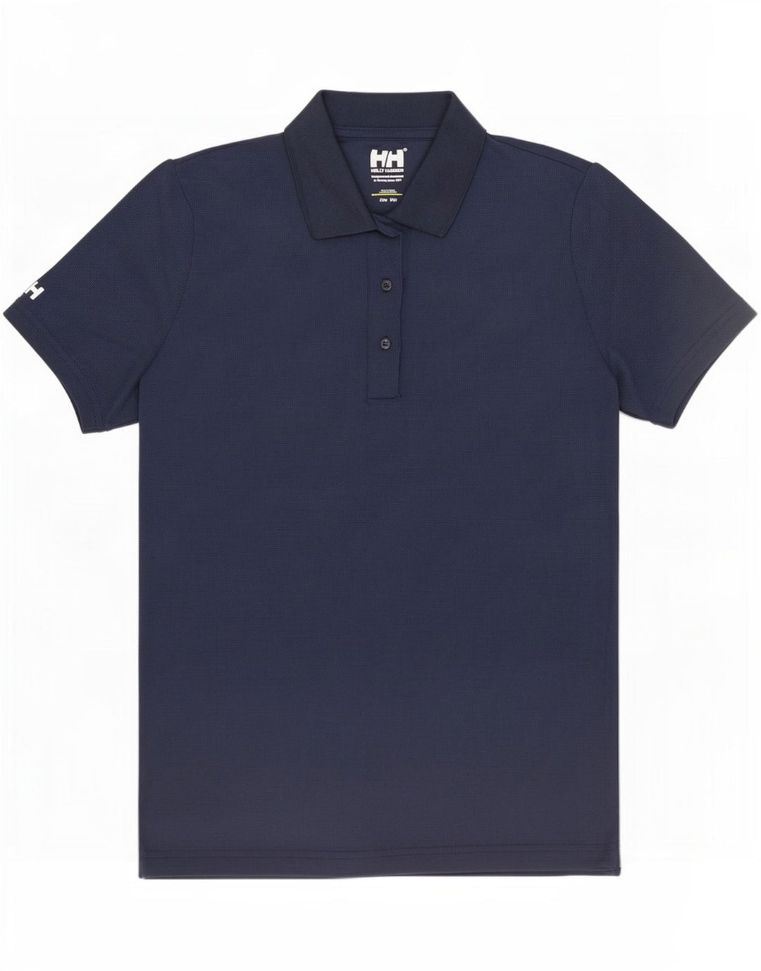 Helly Hansen Polo Femme UK 14 Medium Bleu Marine Polyamide