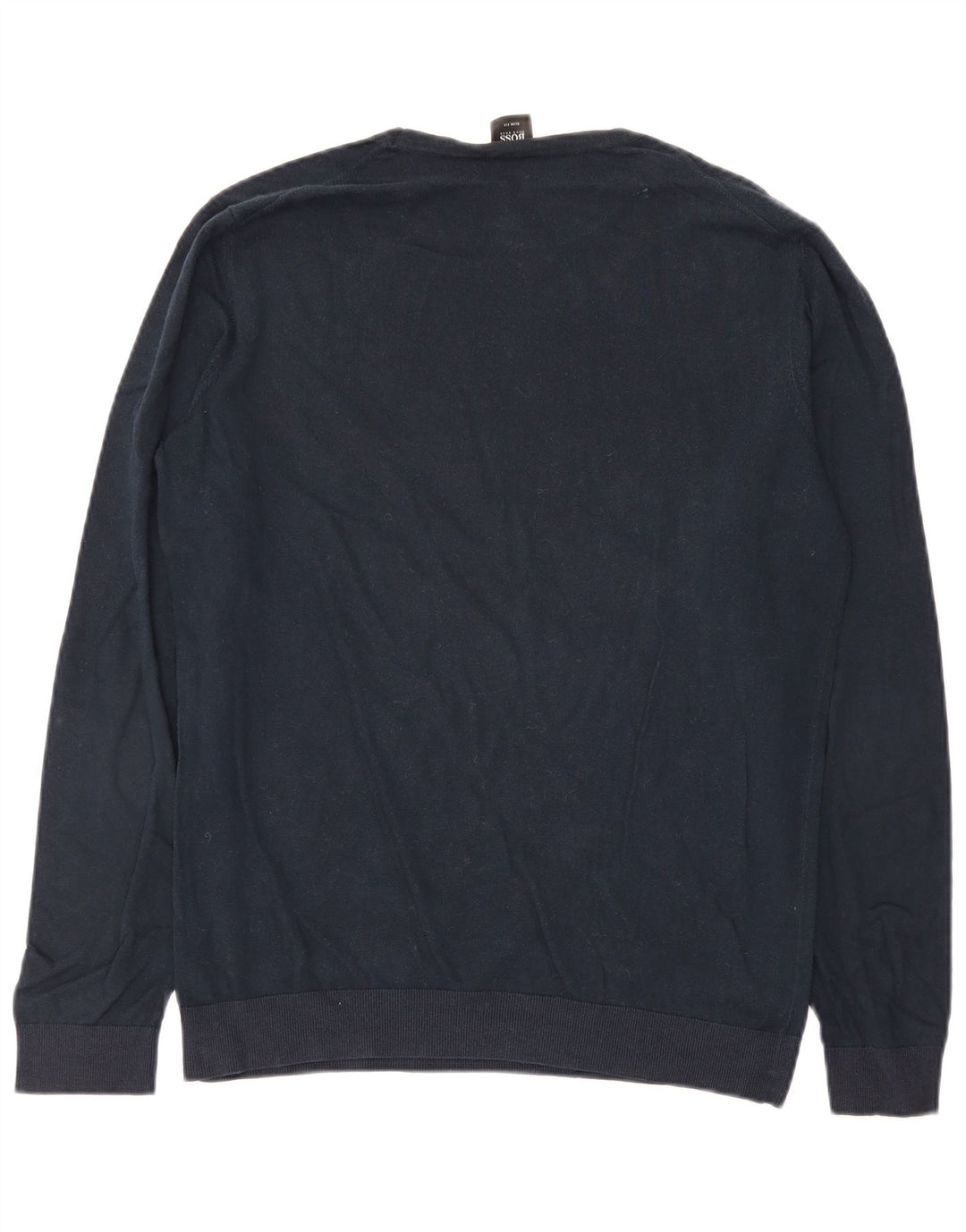 Hugo Boss Pull ras du cou pour homme, grand bleu marine