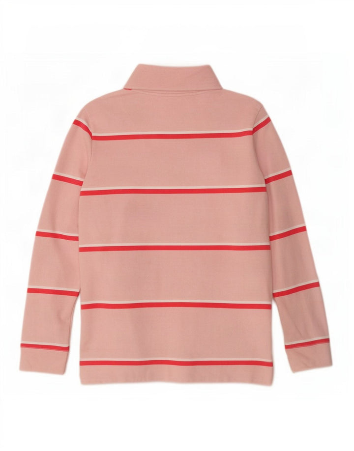 Crew Clothing Sweat-shirt pour femme UK 12 Rayé rose moyen