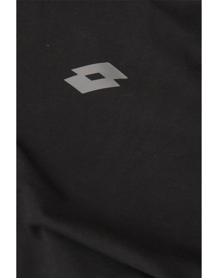 Lotto Pull à capuche zippé pour homme XL Noir