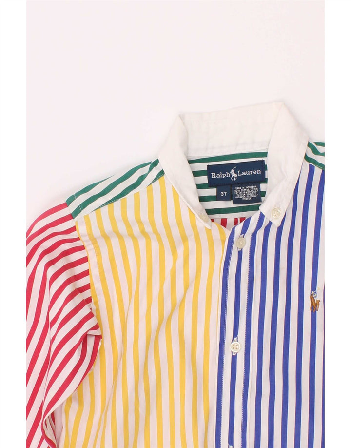 Chemise Ralph Lauren Garçon 2-3 ans Coton Rayé Multicolore
