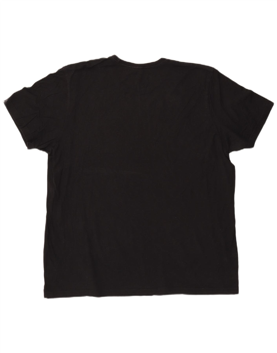 ADIDAS T-Shirt Graphique Homme Top 2XL Coton Noir