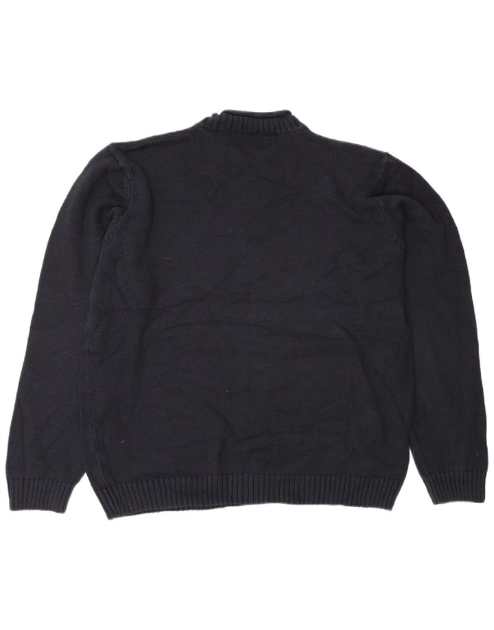 Marks & Spencer Pull à col roulé Blue Harbour pour homme 2XL Bleu marine