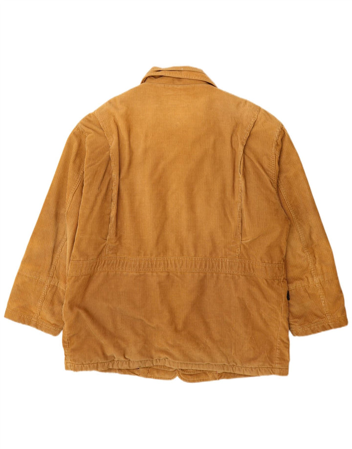 Fay Veste coupe-vent en velours côtelé pour homme UK 38 Coton beige moyen