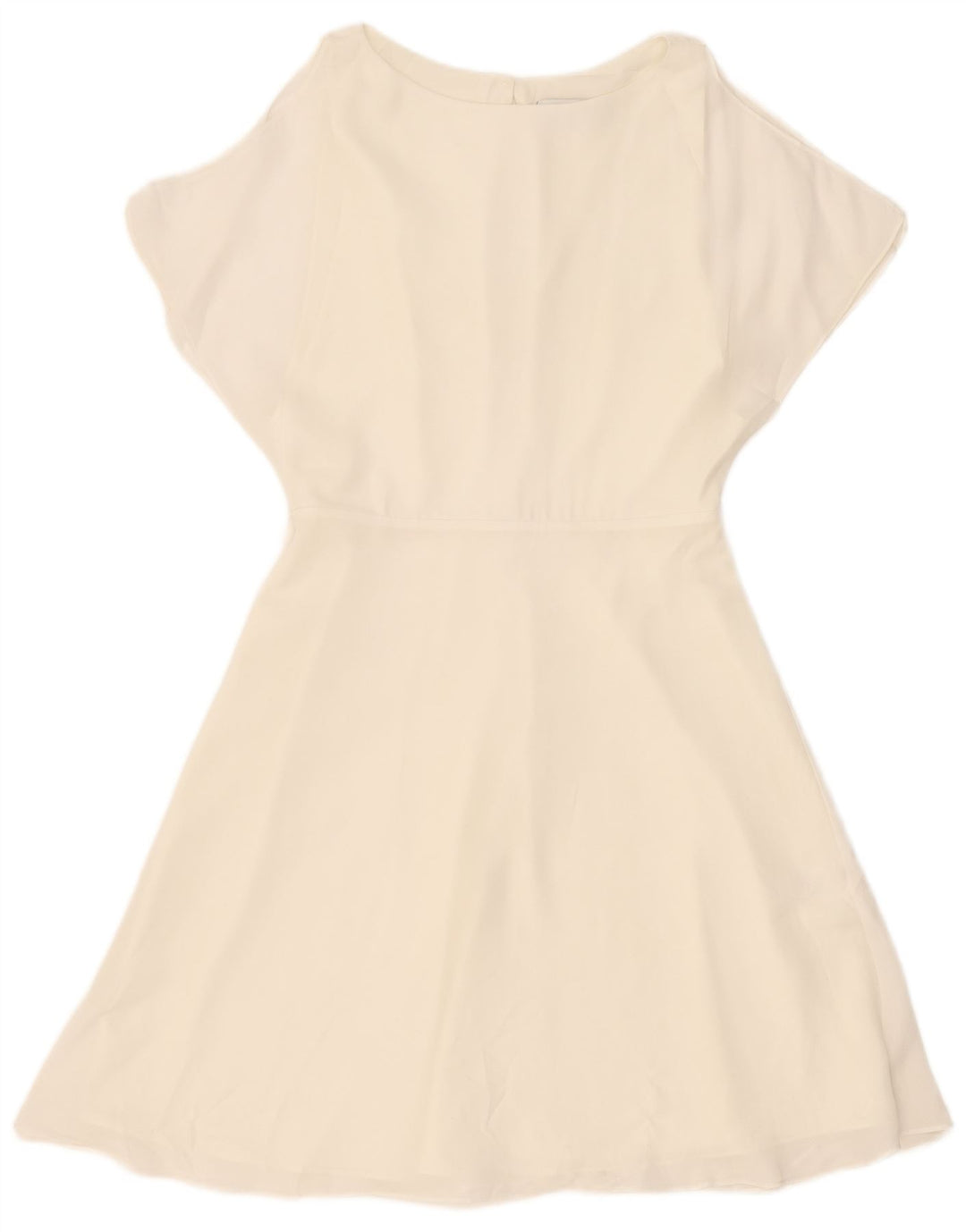 Reiss Robe trapèze pour femme UK 10 Petit Blanc cassé Polyester