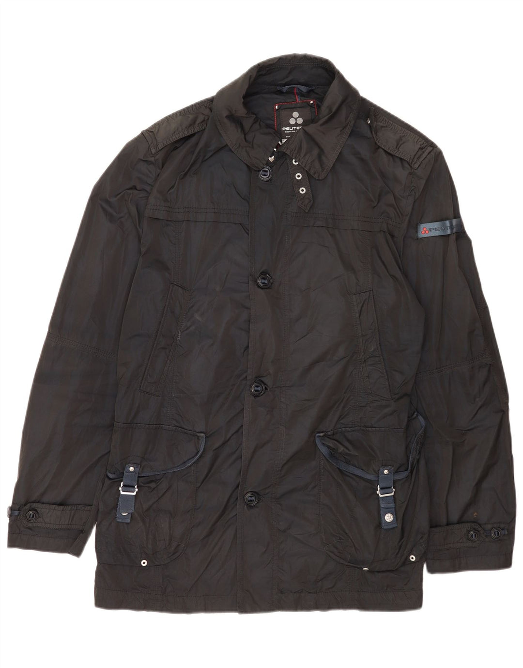 PEUTEREY Veste Militaire Homme EU 54 2XL Noir Polyester