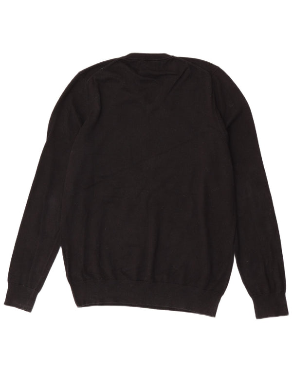 Marks & Spencer Pull col V pour homme en coton noir Taille L