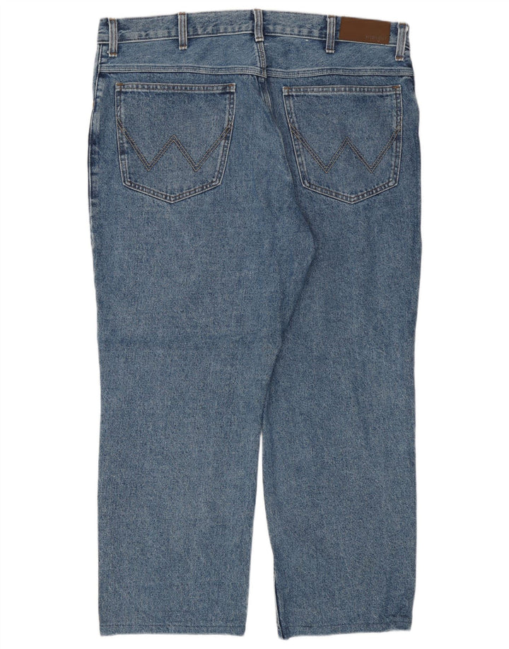 Wrangler Jean droit homme W40 L27 bleu coton
